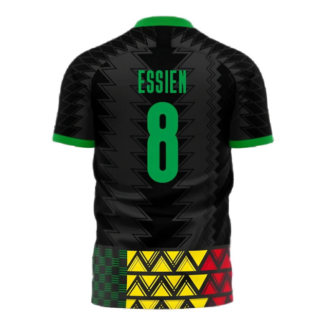 Ghana 2022-2023 Away Concept Football Kit (Fans Culture) (ESSIEN 8)-SoccerKits Hub | Buy Soccer Jerseys Online